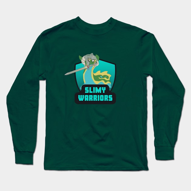 Slimy Warriors Long Sleeve T-Shirt by Indigo Plateau